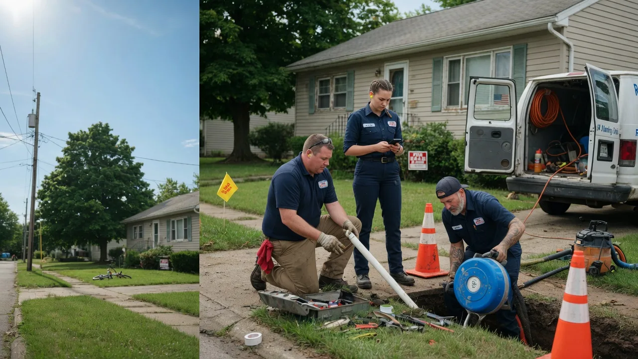 Sewer Line Repair in Herrick, IL near me